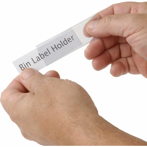 Hot Sale 😀 Aigner Tri-Dex TR-1300 Slide-In Label Holder 13/16" x 3" for Shelf Bins, Price per Pack of 25 🔥 3 Hot Sale 😀 Aigner Tri-Dex TR-1300 Slide-In Label Holder 13/16" x 3" for Shelf Bins, Price per Pack of 25 🔥 - Image 3