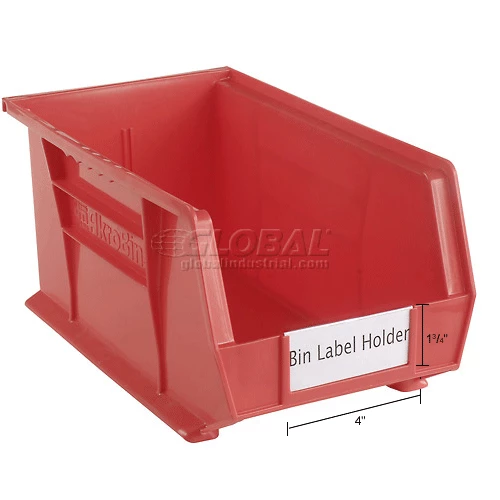 Outlet 🛒 Aigner Tri-Dex TR-1754 Slide-In Label Holder 1-3/4" x 4" for Stacking Bins, Price per Pack of 25 ⭐ 7 Outlet 🛒 Aigner Tri-Dex TR-1754 Slide-In Label Holder 1-3/4" x 4" for Stacking Bins, Price per Pack of 25 ⭐ - Image 7