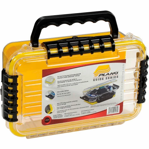 Wholesale 🤩 Plano Molding Plano Guide Series Airtight & Waterproof Storage Case, 11"L x 7-1/4"W x 4"H, Yellow 🥰 3 Wholesale 🤩 Plano Molding Plano Guide Series Airtight & Waterproof Storage Case, 11"L x 7-1/4"W x 4"H, Yellow 🥰 - Image 3