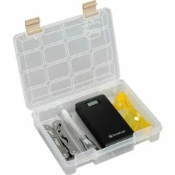 Hot Sale 👍 Plano Molding Plano ProLatch™ StowAway® Open Compartment Box, 9"L x 7"W x 2"H, Clear - Pkg Qty 6 ⌛