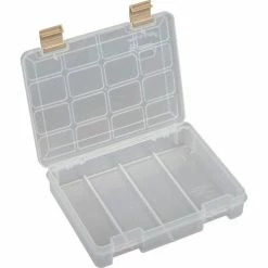 Hot Sale 👍 Plano Molding Plano ProLatch™ StowAway® Open Compartment Box, 9"L x 7"W x 2"H, Clear - Pkg Qty 6 ⌛ -Containers shop 493285 02