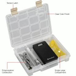 Hot Sale 👍 Plano Molding Plano ProLatch™ StowAway® Open Compartment Box, 9"L x 7"W x 2"H, Clear - Pkg Qty 6 ⌛ -Containers shop 493285 1wco