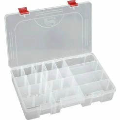 Best Pirce ❤️ Plano Molding Plano ProLatch™ StowAway® 6-21 Adjustable Compartment Box, 14"Wx9-1/8"Dx2-13/16"H, Clear - Pkg Qty 3 🧨 -Containers shop 493286 02