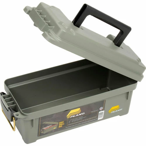 Outlet π― Plano Molding 1212-02 Water Resistant Ammo Storage Box, 13-3/4"L x 5-5/8"W x 5-9/16"H, Green π 1 Outlet π― Plano Molding 1212-02 Water Resistant Ammo Storage Box, 13-3/4"L x 5-5/8"W x 5-9/16"H, Green π