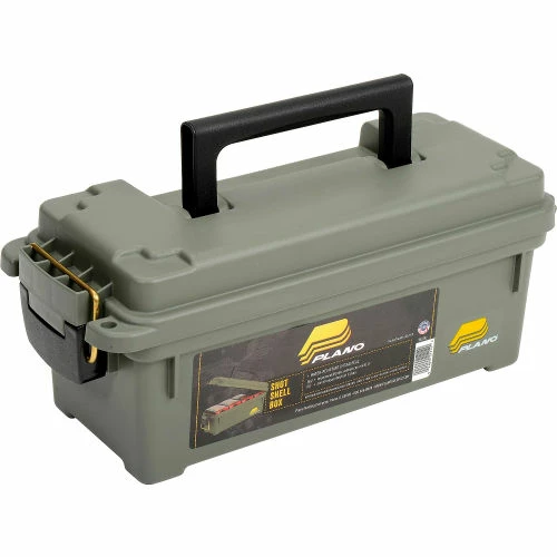 Outlet π― Plano Molding 1212-02 Water Resistant Ammo Storage Box, 13-3/4"L x 5-5/8"W x 5-9/16"H, Green π 2 Outlet π― Plano Molding 1212-02 Water Resistant Ammo Storage Box, 13-3/4"L x 5-5/8"W x 5-9/16"H, Green π - Image 2