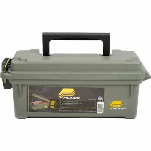 Outlet π― Plano Molding 1212-02 Water Resistant Ammo Storage Box, 13-3/4"L x 5-5/8"W x 5-9/16"H, Green π 6 Outlet π― Plano Molding 1212-02 Water Resistant Ammo Storage Box, 13-3/4"L x 5-5/8"W x 5-9/16"H, Green π - Image 6