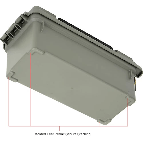 Outlet π― Plano Molding 1212-02 Water Resistant Ammo Storage Box, 13-3/4"L x 5-5/8"W x 5-9/16"H, Green π 13 Outlet π― Plano Molding 1212-02 Water Resistant Ammo Storage Box, 13-3/4"L x 5-5/8"W x 5-9/16"H, Green π - Image 13