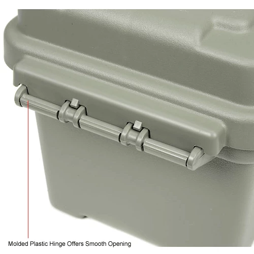 Outlet π― Plano Molding 1212-02 Water Resistant Ammo Storage Box, 13-3/4"L x 5-5/8"W x 5-9/16"H, Green π 15 Outlet π― Plano Molding 1212-02 Water Resistant Ammo Storage Box, 13-3/4"L x 5-5/8"W x 5-9/16"H, Green π - Image 15