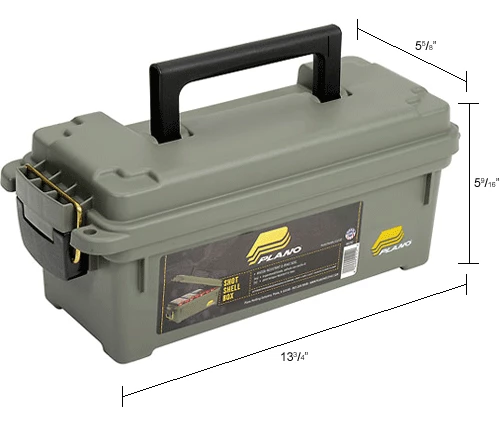 Outlet π― Plano Molding 1212-02 Water Resistant Ammo Storage Box, 13-3/4"L x 5-5/8"W x 5-9/16"H, Green π 17 Outlet π― Plano Molding 1212-02 Water Resistant Ammo Storage Box, 13-3/4"L x 5-5/8"W x 5-9/16"H, Green π - Image 17