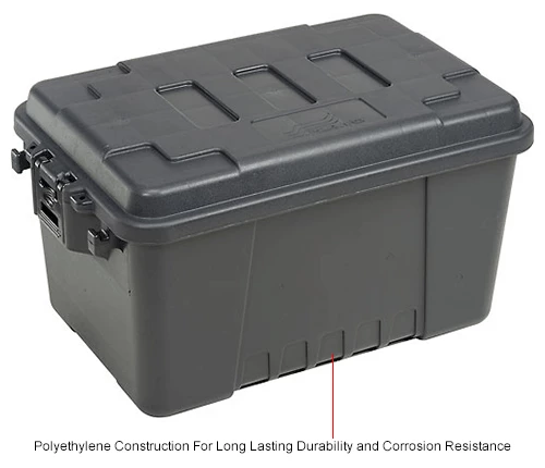 Budget ๐ Plano Molding 161900 56 Quart Storage Trunk, 24"L x 15"W x 13"H, Black ๐ 8 Budget ๐ Plano Molding 161900 56 Quart Storage Trunk, 24"L x 15"W x 13"H, Black ๐ - Image 8