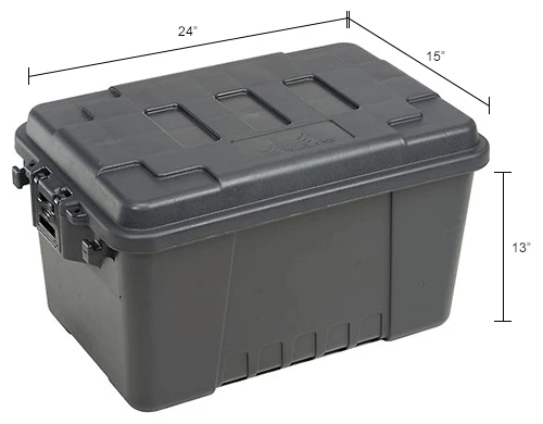 Budget ๐ Plano Molding 161900 56 Quart Storage Trunk, 24"L x 15"W x 13"H, Black ๐ 13 Budget ๐ Plano Molding 161900 56 Quart Storage Trunk, 24"L x 15"W x 13"H, Black ๐ - Image 13
