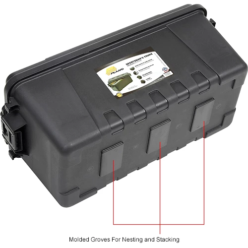 Cheap ⭐ Plano Molding 1719-00 68 Quart Storage Trunk, 30"L x 14-1/4"W x 12-3/4"H, Black 👏 13 Cheap ⭐ Plano Molding 1719-00 68 Quart Storage Trunk, 30"L x 14-1/4"W x 12-3/4"H, Black 👏 - Image 13