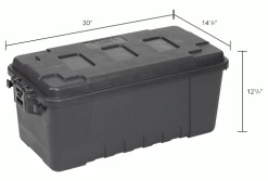 Cheap ⭐ Plano Molding 1719-00 68 Quart Storage Trunk, 30"L x 14-1/4"W x 12-3/4"H, Black 👏 29 Cheap ⭐ Plano Molding 1719-00 68 Quart Storage Trunk, 30"L x 14-1/4"W x 12-3/4"H, Black 👏 -Containers shop 493297IN dim