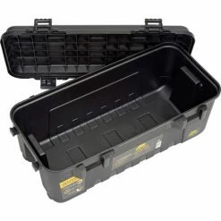 Flash Sale 🎁 Plano Molding 191900 110 Quart Mobile Storage Trunk, 37-3/4"L x 18-1/4"W x 14"H Black 😍 -Containers shop 493298 02