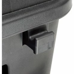 Flash Sale 🎁 Plano Molding 191900 110 Quart Mobile Storage Trunk, 37-3/4"L x 18-1/4"W x 14"H Black 😍 -Containers shop 493298 06