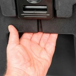 Flash Sale 🎁 Plano Molding 191900 110 Quart Mobile Storage Trunk, 37-3/4"L x 18-1/4"W x 14"H Black 😍 -Containers shop 493298 12