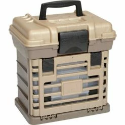 Wholesale 😍 Plano Molding Plano StowAway® 136330 Drawer Rack System, 3 Boxes,13-3/8"L x 10"W x 14"H, Gray/Sandstone - Pkg Qty 2 👍