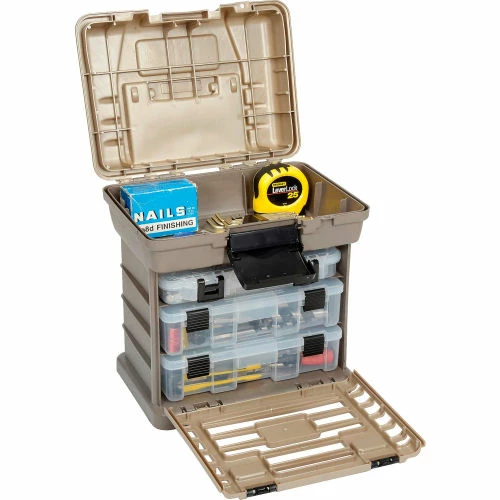 Wholesale 😍 Plano Molding Plano StowAway® 136330 Drawer Rack System, 3 Boxes,13-3/8"L x 10"W x 14"H, Gray/Sandstone - Pkg Qty 2 👍 2 Wholesale 😍 Plano Molding Plano StowAway® 136330 Drawer Rack System, 3 Boxes,13-3/8"L x 10"W x 14"H, Gray/Sandstone - Pkg Qty 2 👍 - Image 2