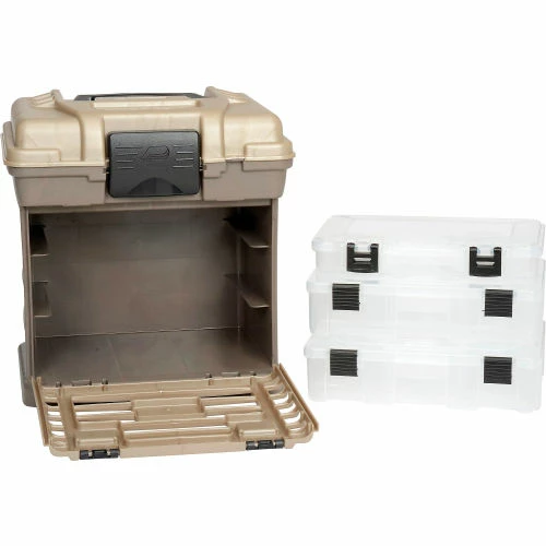 Wholesale 😍 Plano Molding Plano StowAway® 136330 Drawer Rack System, 3 Boxes,13-3/8"L x 10"W x 14"H, Gray/Sandstone - Pkg Qty 2 👍 4 Wholesale 😍 Plano Molding Plano StowAway® 136330 Drawer Rack System, 3 Boxes,13-3/8"L x 10"W x 14"H, Gray/Sandstone - Pkg Qty 2 👍 - Image 4