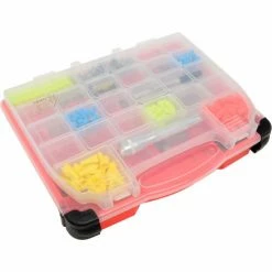 Best Sale ❤️ Plano Molding Plano Stow N Go Singled-Sided LockJaw 15-54 Adjustable Compartment Box, 14.5"Wx3-3/8"Dx11-3/4"H,Red ⌛