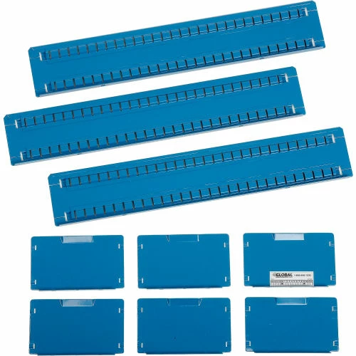 Best deal ๐ Global Industrial™ Divider Kit for 6"H Drawer of Modular Drawer Cabinet 30"Wx27"D, Blue ๐ 2 Best deal ๐ Global Industrial™ Divider Kit for 6"H Drawer of Modular Drawer Cabinet 30"Wx27"D, Blue ๐ - Image 2