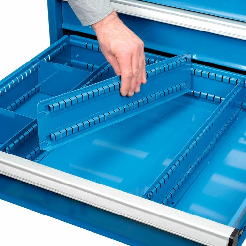 Best deal ๐ Global Industrial™ Divider Kit for 6"H Drawer of Modular Drawer Cabinet 30"Wx27"D, Blue ๐ 4 Best deal ๐ Global Industrial™ Divider Kit for 6"H Drawer of Modular Drawer Cabinet 30"Wx27"D, Blue ๐ - Image 4