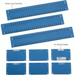 Promo ๐ Global Industrial™ Divider Kit for 5"H Drawer of Modular Drawer Cabinet 30"Wx27"D, Blue โ๏ธ 35 Promo ๐ Global Industrial™ Divider Kit for 5"H Drawer of Modular Drawer Cabinet 30"Wx27"D, Blue โ๏ธ -Containers shop 493321 2wco