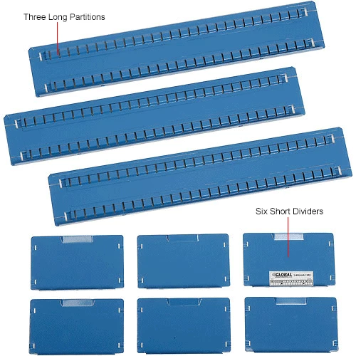 Promo ๐ Global Industrial™ Divider Kit for 5"H Drawer of Modular Drawer Cabinet 30"Wx27"D, Blue โ๏ธ 16 Promo ๐ Global Industrial™ Divider Kit for 5"H Drawer of Modular Drawer Cabinet 30"Wx27"D, Blue โ๏ธ - Image 16