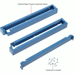 New 😀 Global Industrial™ Cabinet Base For Modular Drawer Cabinet, Blue, 30"W x 27"D ⌛ -Containers shop 493322 2wco
