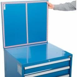 Best deal ✔️ Global Industrial™ Top Tray w/Vinyl Mat for 30"Wx27"D Modular Drawer Cabinet 😀 -Containers shop 493326 03