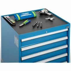 Best deal ✔️ Global Industrial™ Top Tray w/Vinyl Mat for 30"Wx27"D Modular Drawer Cabinet 😀 -Containers shop 493326 05
