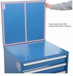 Best deal ✔️ Global Industrial™ Top Tray w/Vinyl Mat for 30"Wx27"D Modular Drawer Cabinet 😀 -Containers shop 493326 3wco