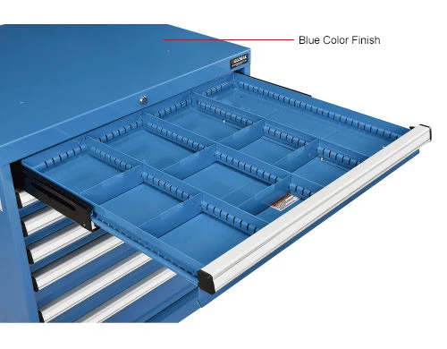 Outlet 🎁 Global Industrial™ Divider Kit for 3"H Drawer of Modular Drawer Cabinet 30"Wx27"D, Blue ⭐ 5 Outlet 🎁 Global Industrial™ Divider Kit for 3"H Drawer of Modular Drawer Cabinet 30"Wx27"D, Blue ⭐ - Image 5