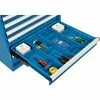 Best deal 🤩 Global Industrial™ Divider Kit for 4"H Drawer of Modular Drawer Cabinet 30"Wx27"D, Blue 🛒