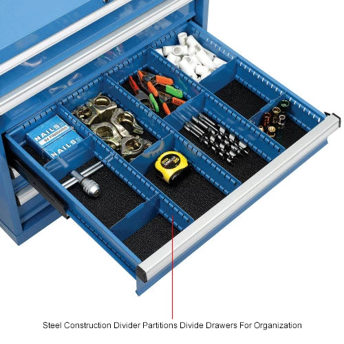 Best deal ๐ Global Industrial™ Divider Kit for 6"H Drawer of Modular Drawer Cabinet 30"Wx27"D, Blue ๐ 15 Best deal ๐ Global Industrial™ Divider Kit for 6"H Drawer of Modular Drawer Cabinet 30"Wx27"D, Blue ๐ - Image 15