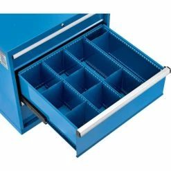 Best Pirce 🛒 Global Industrial™ Divider Kit for 10"H Drawer of Modular Drawer Cabinet 30"Wx27"D, Blue ✨