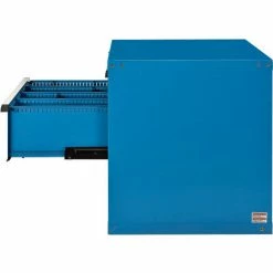 Best Pirce 🛒 Global Industrial™ Divider Kit for 10"H Drawer of Modular Drawer Cabinet 30"Wx27"D, Blue ✨ -Containers shop 493344 03