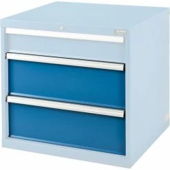 Best Pirce 🛒 Global Industrial™ Divider Kit for 10"H Drawer of Modular Drawer Cabinet 30"Wx27"D, Blue ✨ -Containers shop 493344 04