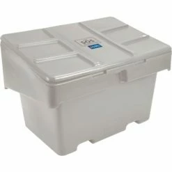 Best Sale 🌟 Global Industrial Lockable Outdoor Storage Container, 48"Lx33"Wx34"H, 18.5 Cu. Ft., Light Gray ✨