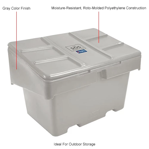Best Sale ๐ Global Industrial Lockable Outdoor Storage Container, 48"Lx33"Wx34"H, 18.5 Cu. Ft., Light Gray โจ 6 Best Sale ๐ Global Industrial Lockable Outdoor Storage Container, 48"Lx33"Wx34"H, 18.5 Cu. Ft., Light Gray โจ - Image 6