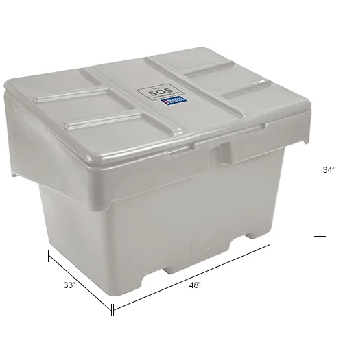 Best Sale ๐ Global Industrial Lockable Outdoor Storage Container, 48"Lx33"Wx34"H, 18.5 Cu. Ft., Light Gray โจ 9 Best Sale ๐ Global Industrial Lockable Outdoor Storage Container, 48"Lx33"Wx34"H, 18.5 Cu. Ft., Light Gray โจ - Image 9