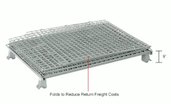 Hot Sale 🧨 Global Industrial™, Folding Wire Container, 48"L x 40"W x 42-1/2"H, 3000 Lb. Capacity 🧨 41 Hot Sale 🧨 Global Industrial™, Folding Wire Container, 48"L x 40"W x 42-1/2"H, 3000 Lb. Capacity 🧨 -Containers shop 493394IN 2wco