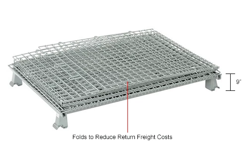 Hot Sale 🧨 Global Industrial™, Folding Wire Container, 48"L x 40"W x 42-1/2"H, 3000 Lb. Capacity 🧨 17 Hot Sale 🧨 Global Industrial™, Folding Wire Container, 48"L x 40"W x 42-1/2"H, 3000 Lb. Capacity 🧨 - Image 17