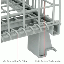 Hot Sale 🧨 Global Industrial™, Folding Wire Container, 48"L x 40"W x 42-1/2"H, 3000 Lb. Capacity 🧨 44 Hot Sale 🧨 Global Industrial™, Folding Wire Container, 48"L x 40"W x 42-1/2"H, 3000 Lb. Capacity 🧨 -Containers shop 493394IN 5wco