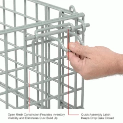 Hot Sale 🧨 Global Industrial™, Folding Wire Container, 48"L x 40"W x 42-1/2"H, 3000 Lb. Capacity 🧨 46 Hot Sale 🧨 Global Industrial™, Folding Wire Container, 48"L x 40"W x 42-1/2"H, 3000 Lb. Capacity 🧨 -Containers shop 493394IN 7wco