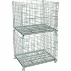 Hot Sale 🧨 Global Industrial™, Folding Wire Container, 48"L x 40"W x 42-1/2"H, 3000 Lb. Capacity 🧨 27 Hot Sale 🧨 Global Industrial™, Folding Wire Container, 48"L x 40"W x 42-1/2"H, 3000 Lb. Capacity 🧨 -Containers shop 493394 02