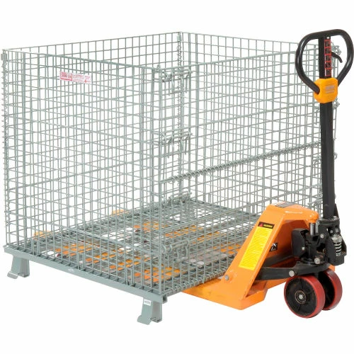 Hot Sale 🧨 Global Industrial™, Folding Wire Container, 48"L x 40"W x 42-1/2"H, 3000 Lb. Capacity 🧨 5 Hot Sale 🧨 Global Industrial™, Folding Wire Container, 48"L x 40"W x 42-1/2"H, 3000 Lb. Capacity 🧨 - Image 5