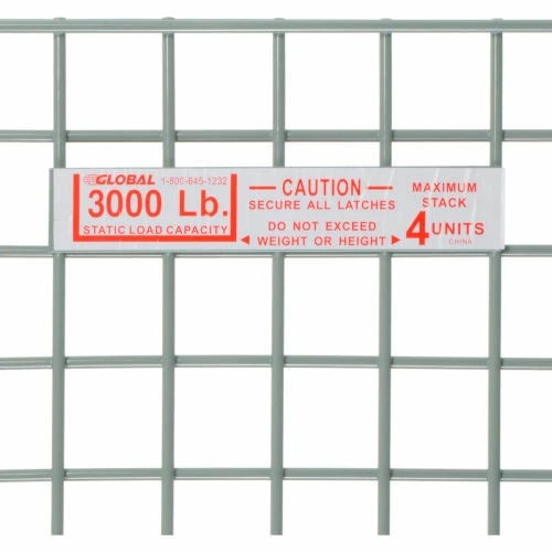Hot Sale 🧨 Global Industrial™, Folding Wire Container, 48"L x 40"W x 42-1/2"H, 3000 Lb. Capacity 🧨 15 Hot Sale 🧨 Global Industrial™, Folding Wire Container, 48"L x 40"W x 42-1/2"H, 3000 Lb. Capacity 🧨 - Image 15