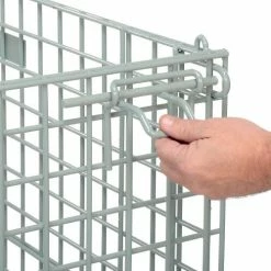 Budget 🥰 Global Industrial™ Folding Wire Container 48"L x 40"W x 36-1/2"H 3000 Lb. Capacity ❤️ -Containers shop 493395 09