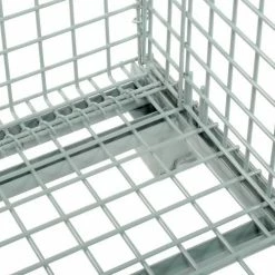 Budget 🥰 Global Industrial™ Folding Wire Container 48"L x 40"W x 36-1/2"H 3000 Lb. Capacity ❤️ -Containers shop 493395 13